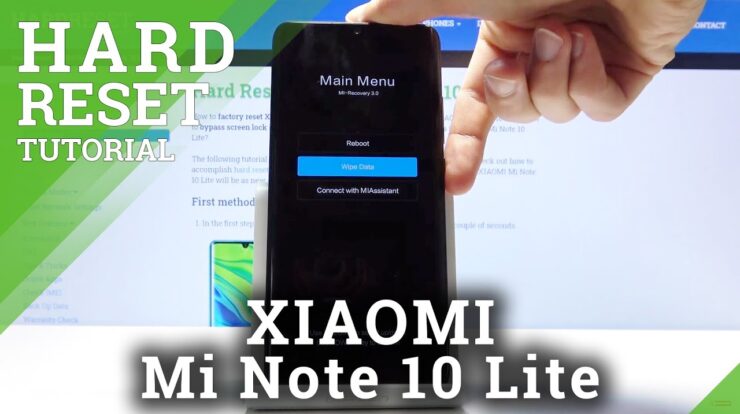 How To Factory Reset Mi Note 10 Lite