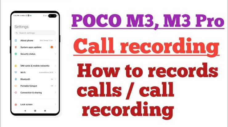 How to Record Screen on Poco M3 Pro