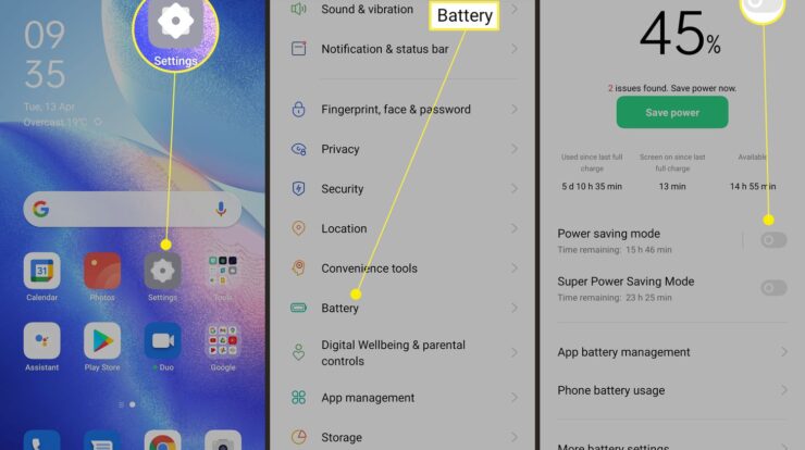 How to Activate Redmi Note 8 Pro Power-Saving Features