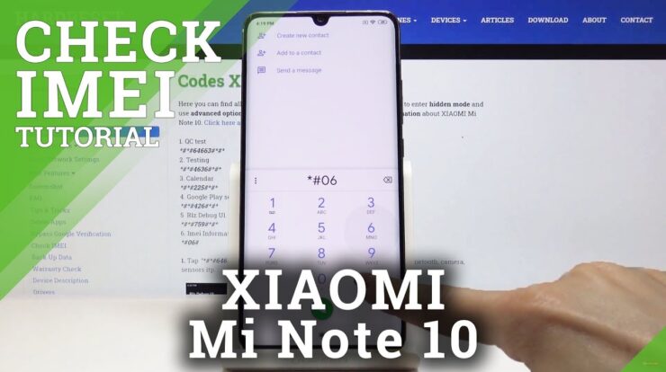 How To Check Imei Number in Mi Note 10 Lite